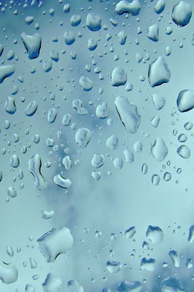 Rainy Glass Drop iPhone 4s wallpaper 