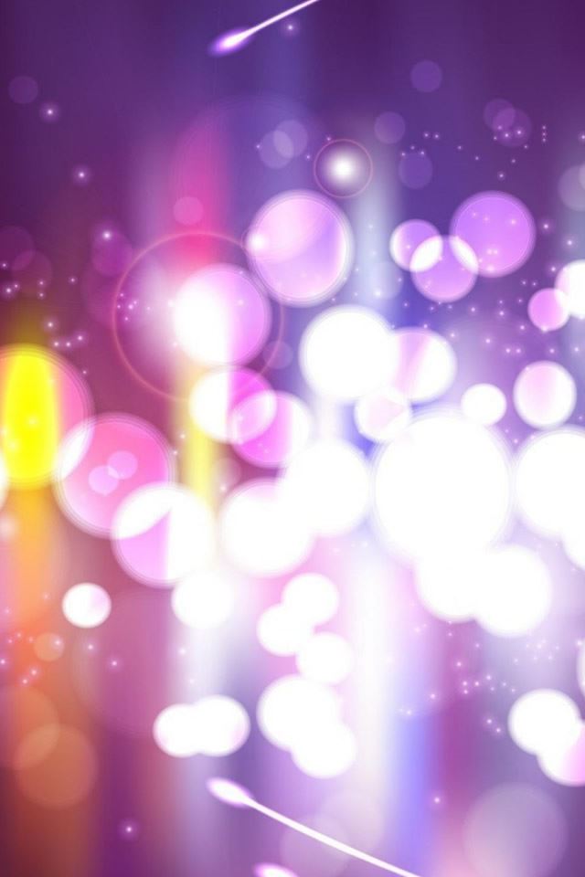 640x960 Dreamy Purple Circle - aesthetic iPhone 4s Wallpaper
