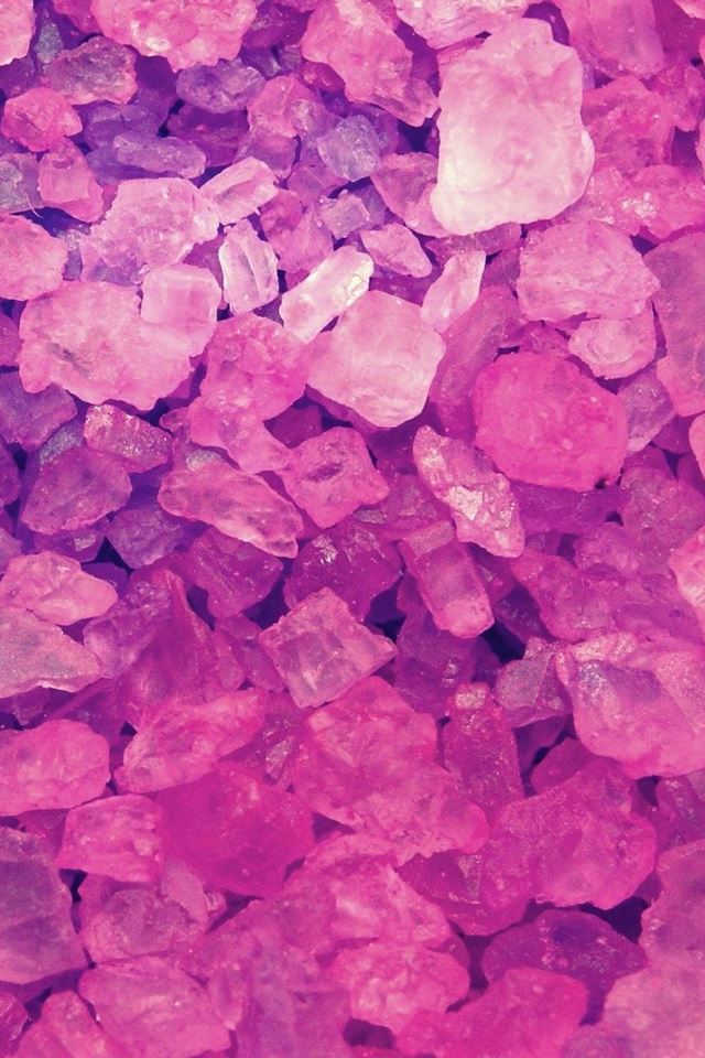 Pink Crystals Lockscreen iPhone 4s Wallpapers Free Download