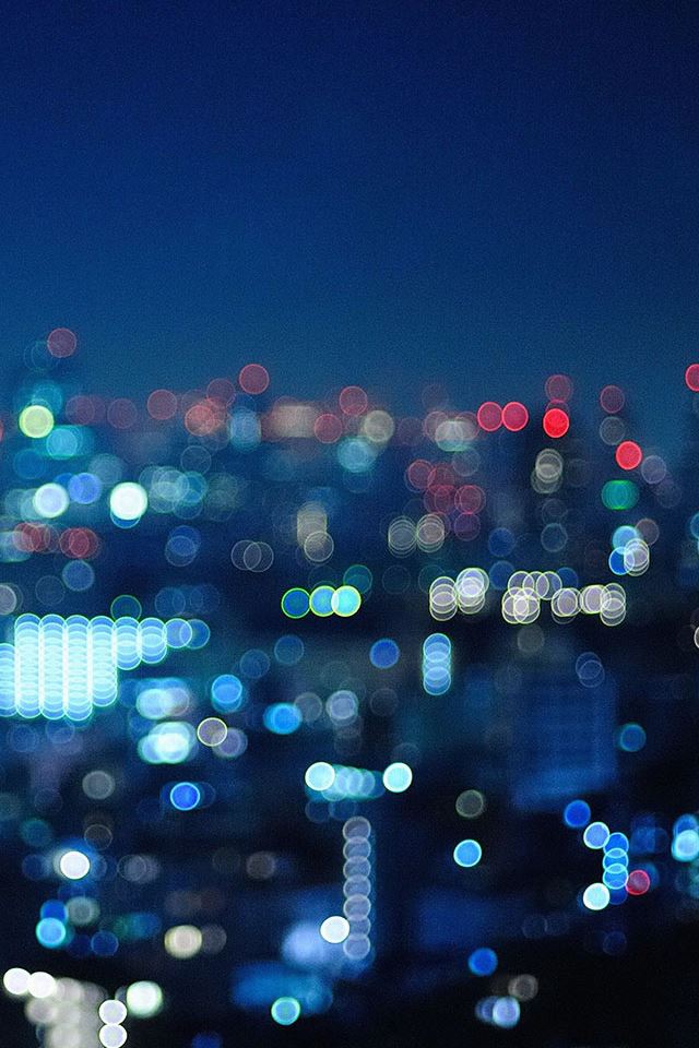 640x960 Crying City Night Bokeh - city iPhone 4s Wallpaper