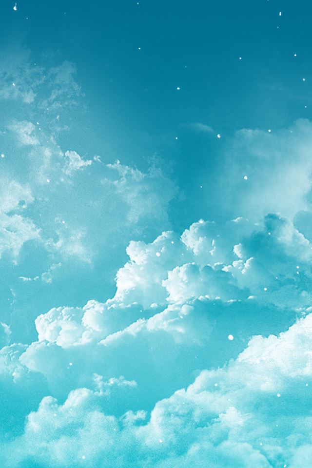 640x960 Fantasy Dreamy Cloudy Space - white iPhone 4s Wallpaper