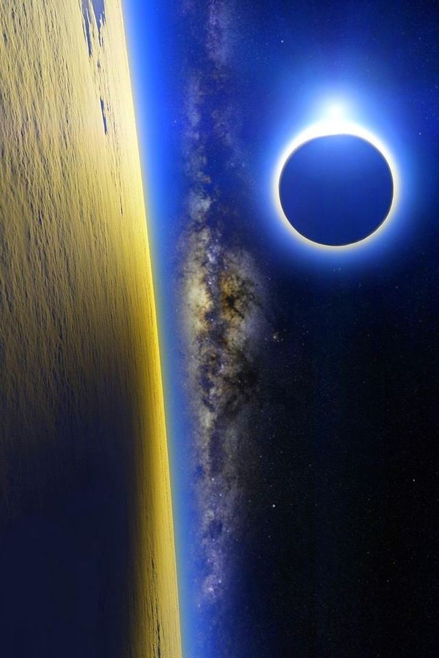 640x960 Eclipse Landscape - nature iPhone 4s Wallpaper