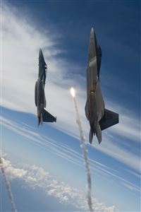 Fighter Jet Flying Towards SKy iPhone 4s wallpaper
