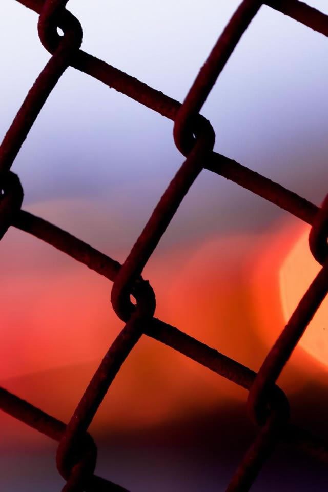 640x960 Iron Fence Close Up - iron iPhone 4s Wallpaper
