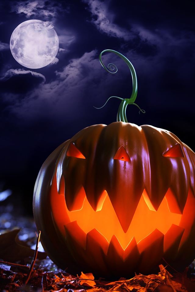 640x960 Halloween Theme Pumpkin -  iPhone 4s Wallpaper