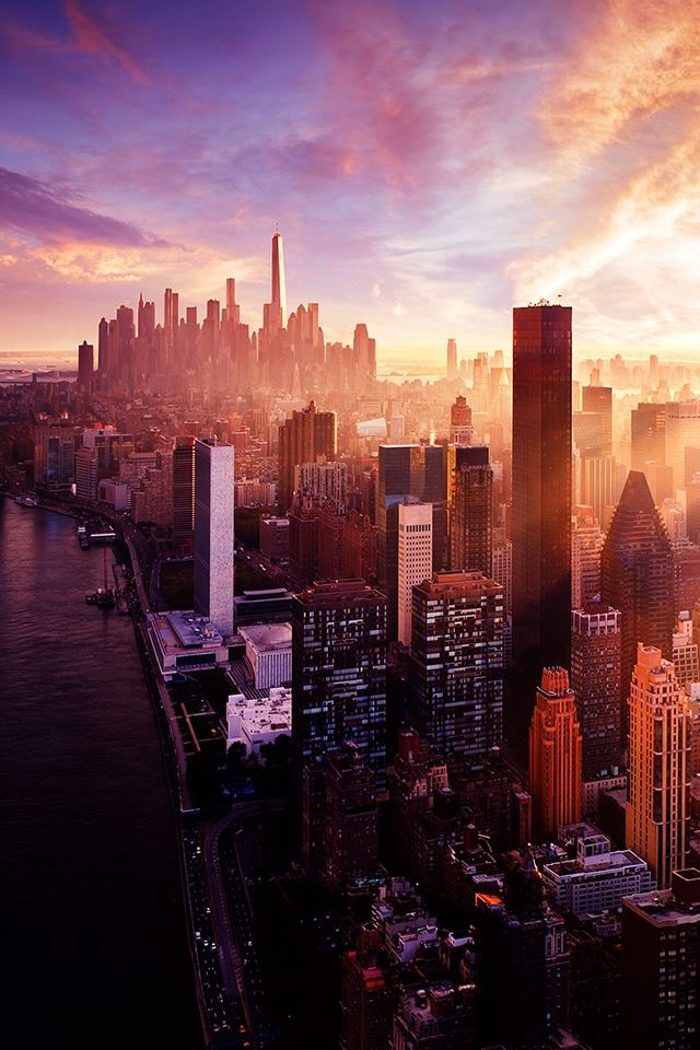 640x960 City View Landscape - city iPhone 4s Wallpaper