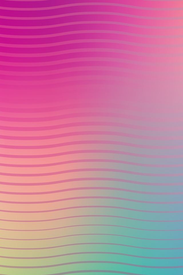 640x960 Pure Pink Graduation Wave - colorful iPhone 4s Wallpaper