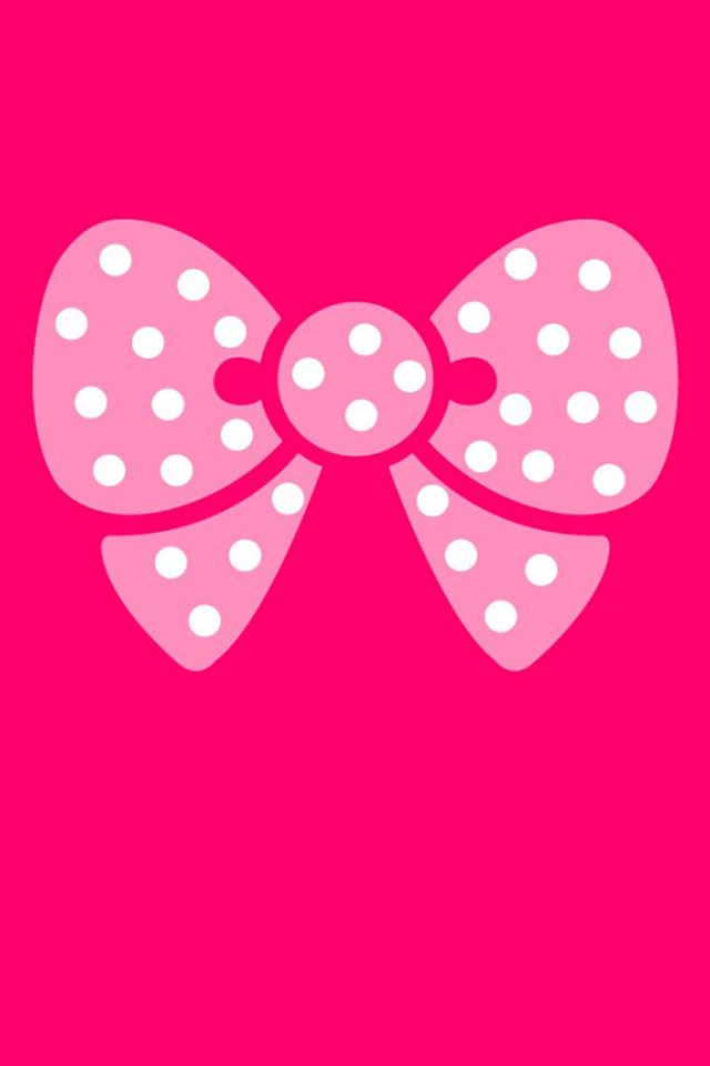 640x960 Pure Lovely Bowknot Pattern - lovely iPhone 4s Wallpaper