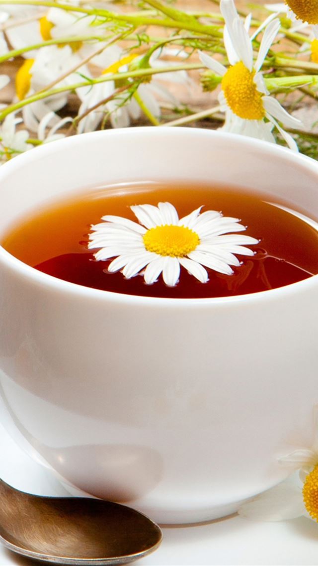 640x960 Tea Saucer Drink Spoon Mug -  iPhone 4s Wallpaper