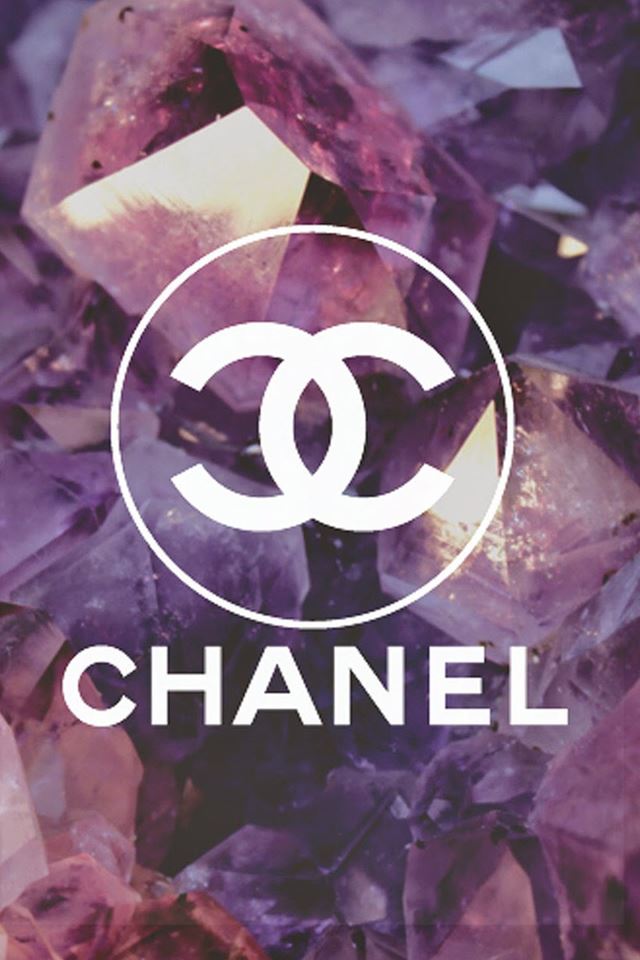 Coco Chanel Logo Diamonds Background iPhone 4s wallpaper 