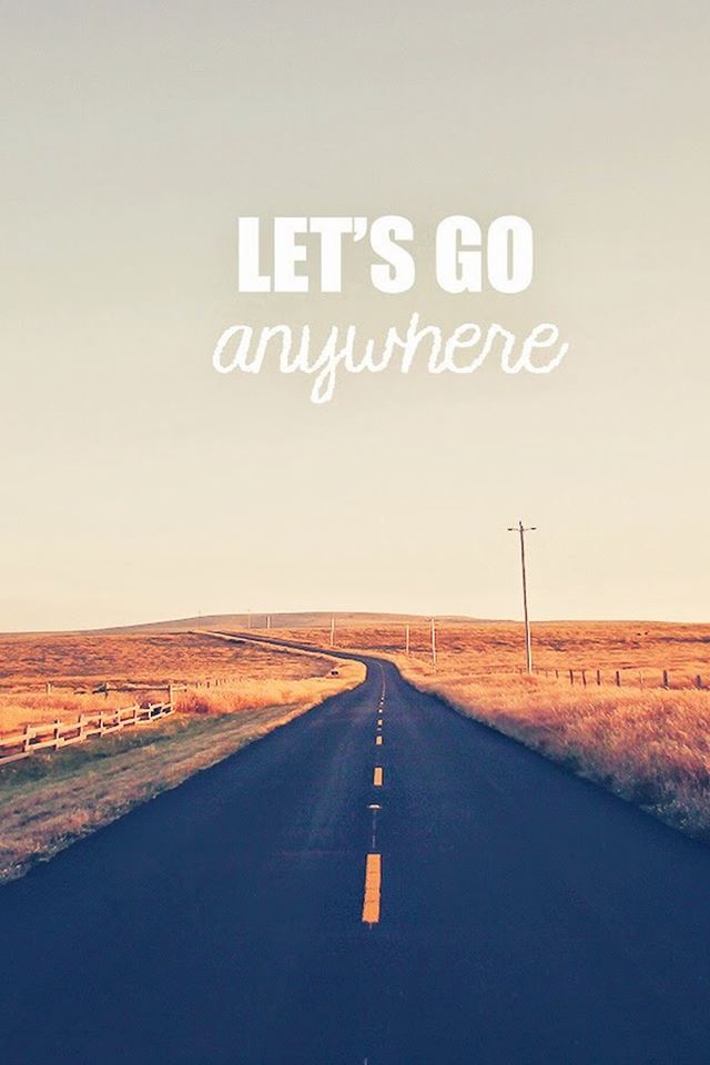 640x960 Let's Go Anywhere Road - wild iPhone 4s Wallpaper