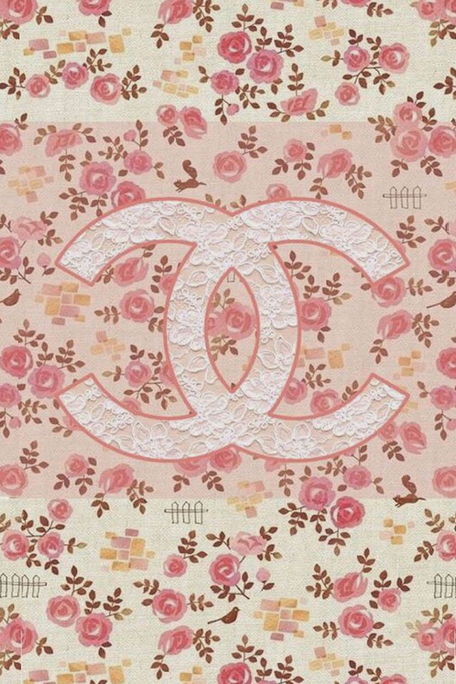 640x960 Coco Chanel Flowers Pattern Logo - pure iPhone 4s Wallpaper