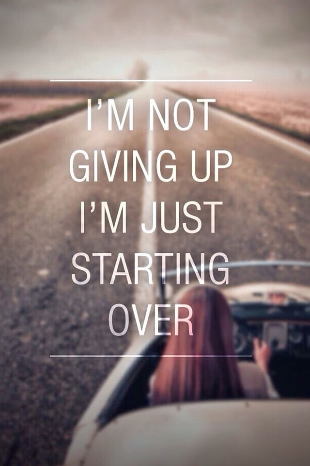 640x960 Not Giving Up Just Starting over - running iPhone 4s Wallpaper