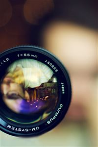 55MM Olympus Camera Lens wallpaper