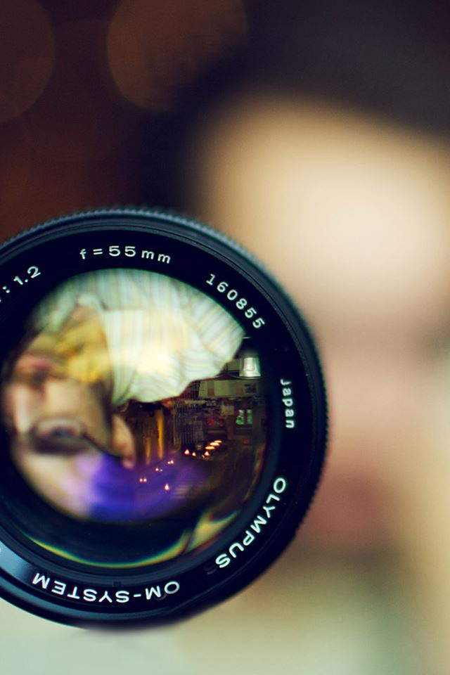 640x960 55MM Olympus Camera Lens - macro iPhone 4s Wallpaper