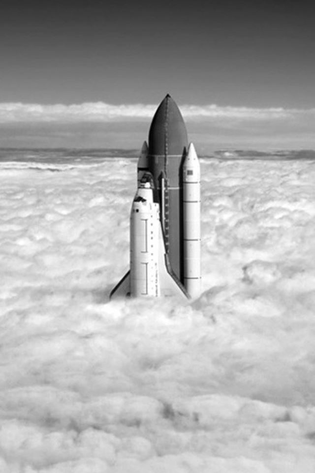 640x960 Flying Up Sky Rocket - rocket iPhone 4s Wallpaper