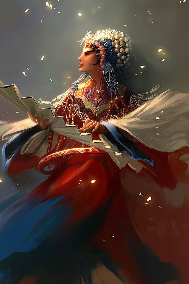 640x960 Chinese Opera -  iPhone 4s Wallpaper