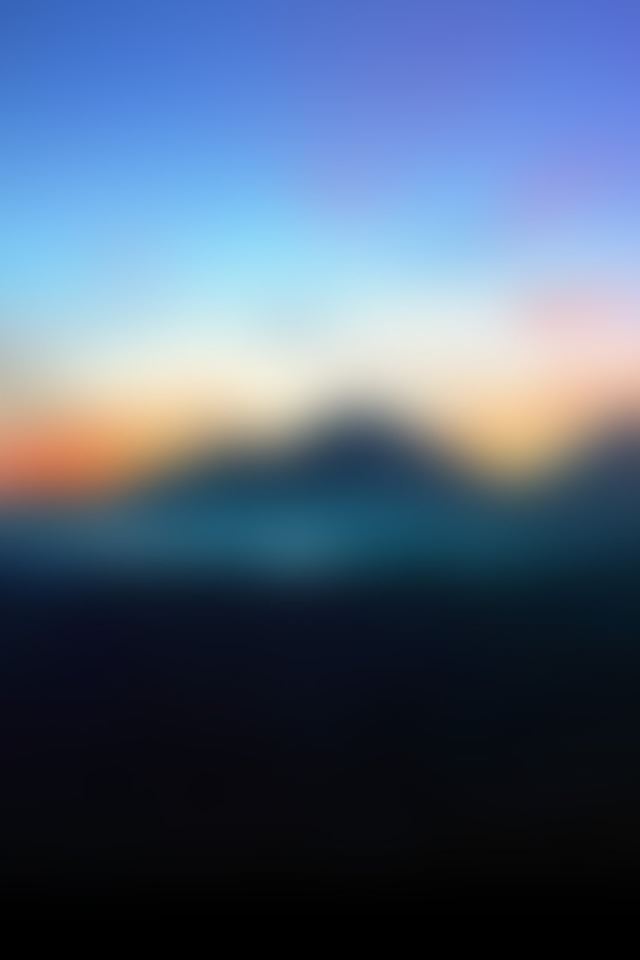 640x960 Mountain Sunrise Gradation Blur Background - blur iPhone 4s Wallpaper