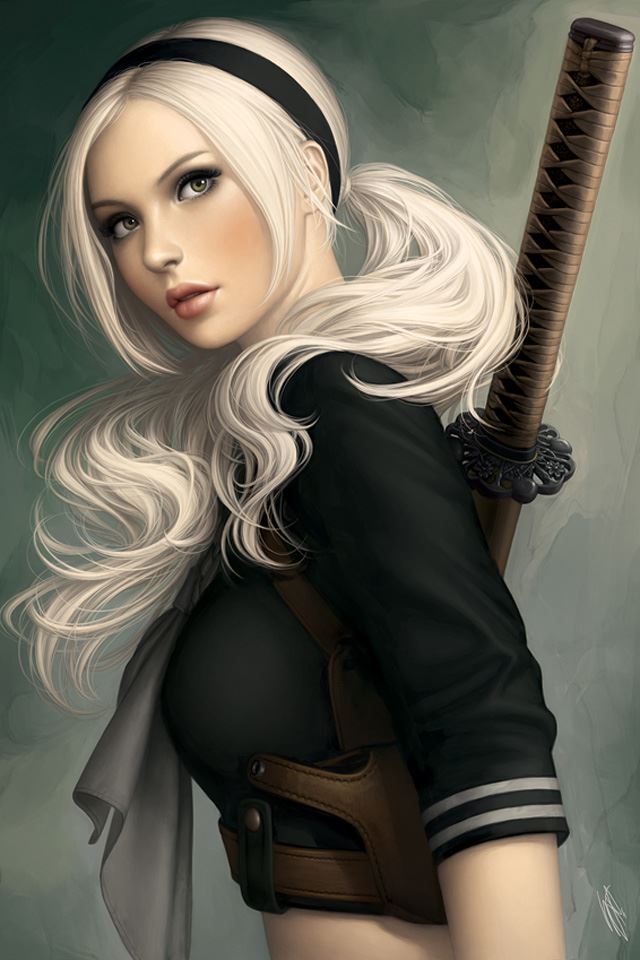 640x960 Baby Doll - gray iPhone 4s Wallpaper
