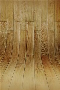 Curved 3D Wood Plank Texture Pattern wallpaper