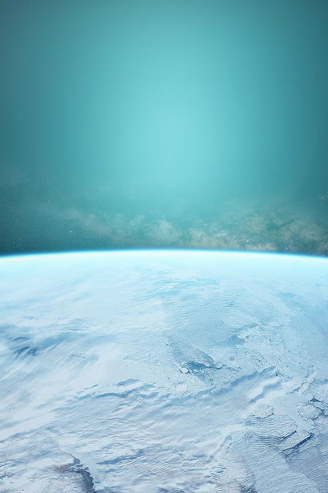 640x960 Winter Outer Space Blue Earth Surface - earth iPhone 4s Wallpaper
