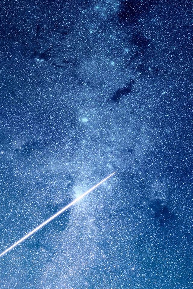 640x960 Starry Night Space Blue Galaxy Nature - galaxy iPhone 4s Wallpaper