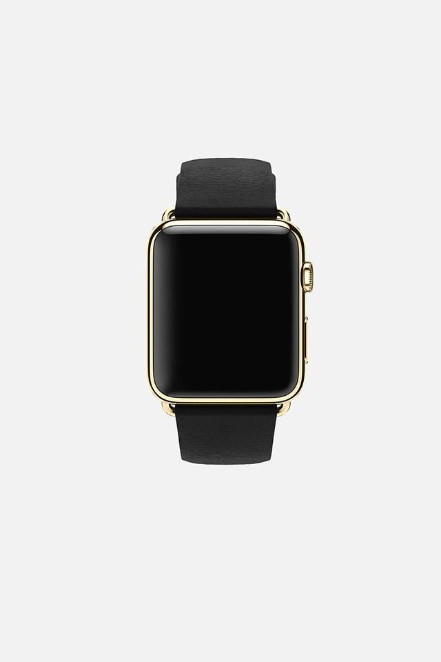 640x960 Simple Black Apple Watch Art - technology iPhone 4s Wallpaper