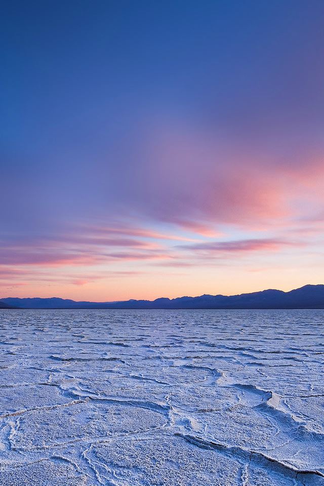 640x960 Dead Sea Snow Sunset Mountain Nature - snow iPhone 4s Wallpaper