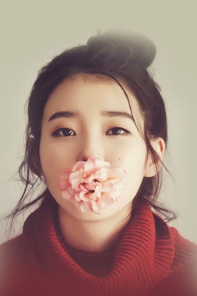 640x960 Kpop Iu Singer Music Cute Girl Sexy - black iPhone 4s Wallpaper
