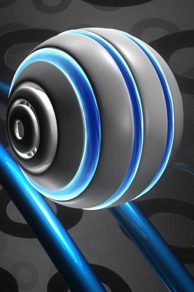 640x960 Rolling Ball -  iPhone 4s Wallpaper