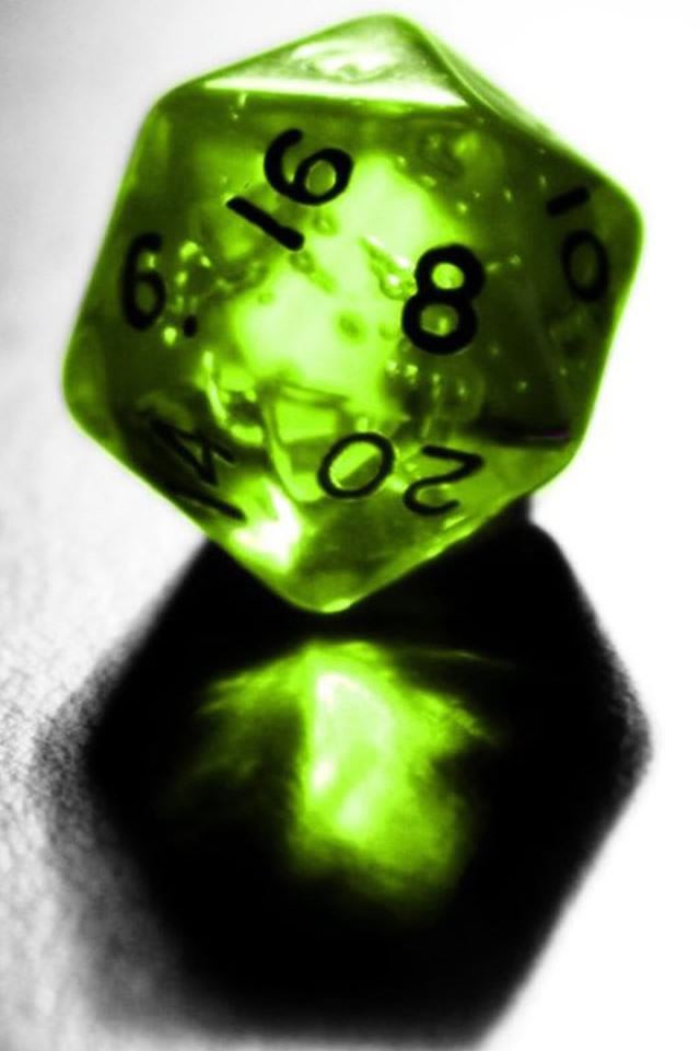 640x960 Geometry Green Transparent Dice Design Art - transparent iPhone 4s Wallpaper