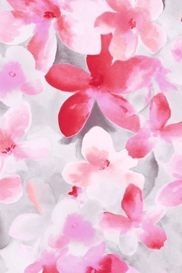 640x960 Pure Beautiful Flower Bunch Painting Art Drawn - beautiful iPhone 4s Wallpaper