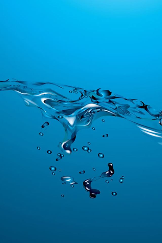 Abstract Ocean Water Splash Iphone 4s Wallpapers Free Download