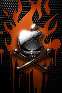 Apple Skull wallpaper