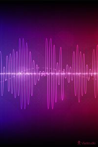 Audio Waves wallpaper