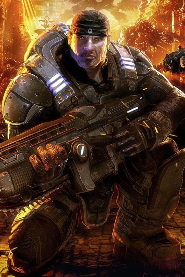 640x960 Gears of War -  iPhone 4s Wallpaper