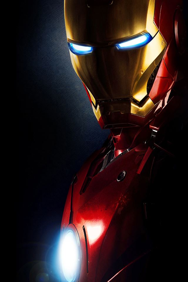 640x960 Ironman - black iPhone 4s Wallpaper
