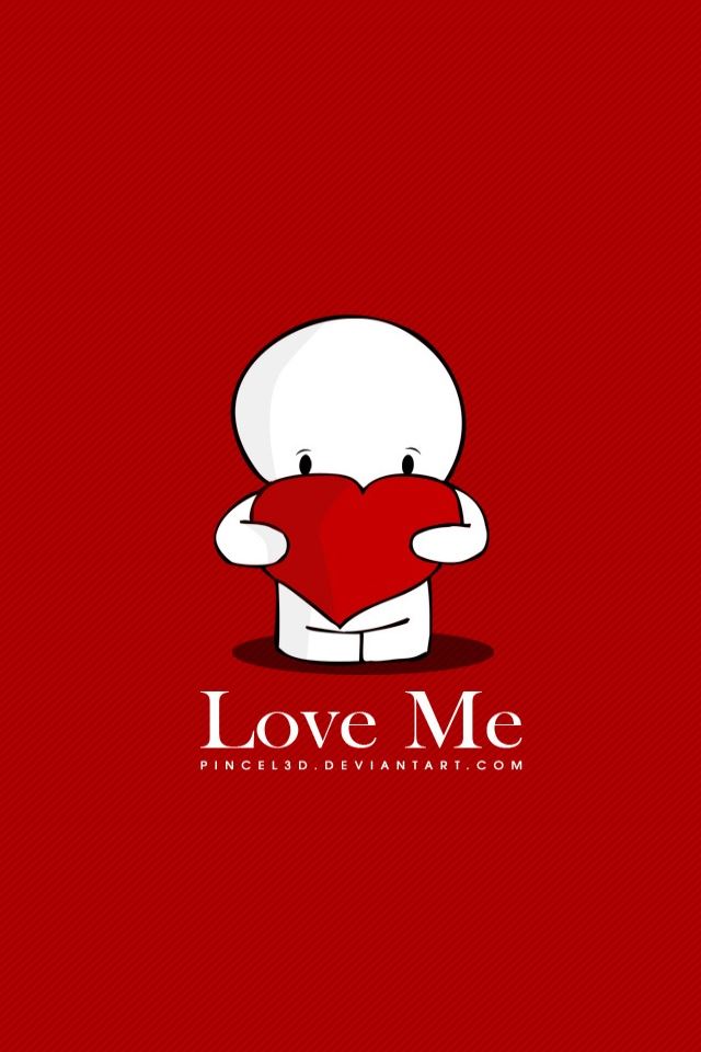 640x960 Love Me -  iPhone 4s Wallpaper