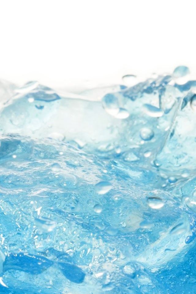 640x960 Abstract Crystal Water Splash Bubble - crystal iPhone 4s Wallpaper