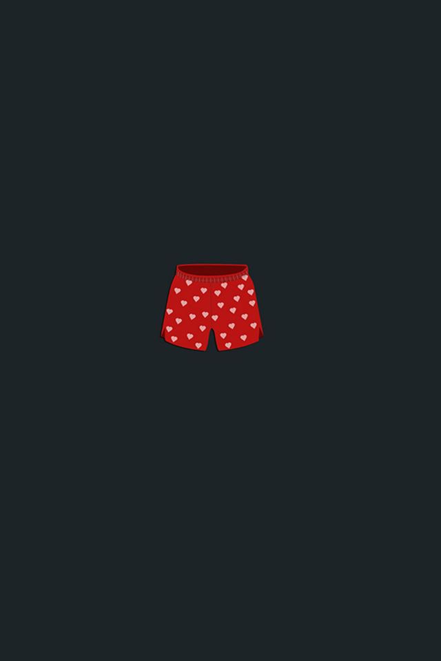 640x960 Pant Minimal Red Dark Illust Art -  iPhone 4s Wallpaper