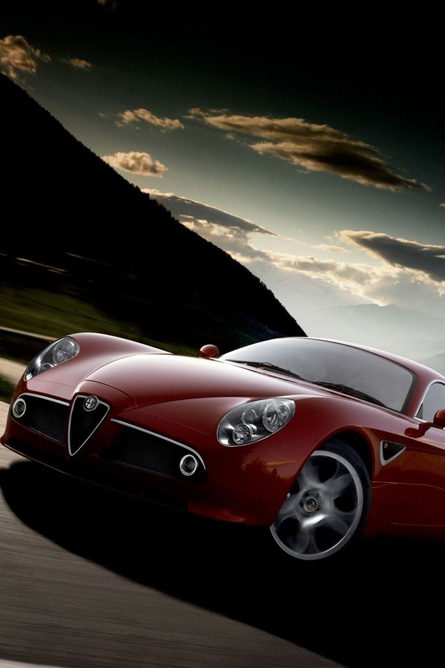 640x960 Alfa Romeo - brown iPhone 4s Wallpaper