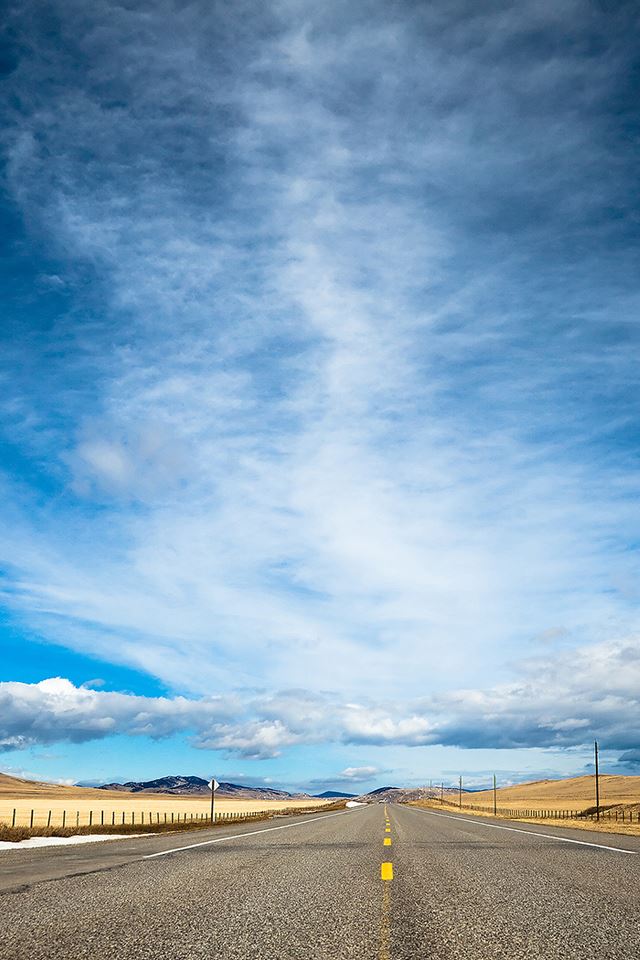 640x960 Open Road -  iPhone 4s Wallpaper
