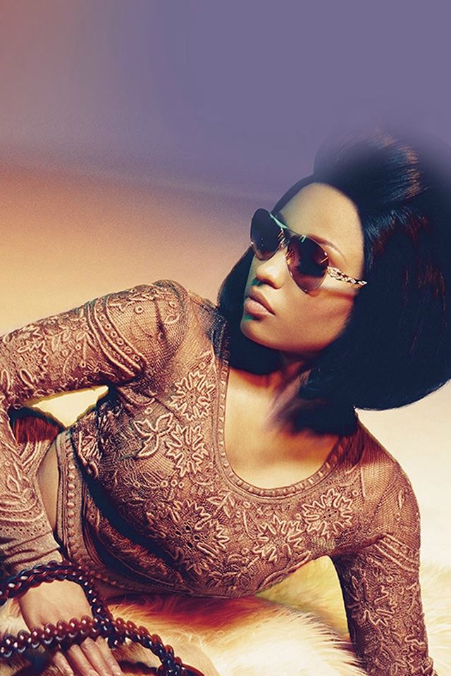 640x960 Nicki Minaj Sexy Girl Model Music Celebrity - brown iPhone 4s Wallpaper