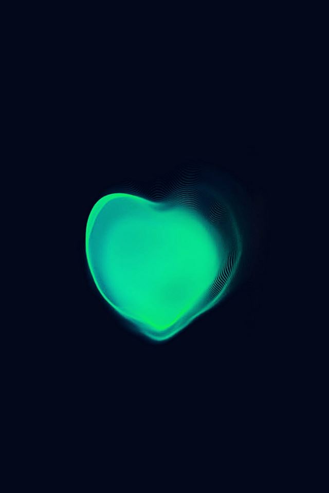640x960 Love Apple Watch Art Green Illust Dark - art iPhone 4s Wallpaper