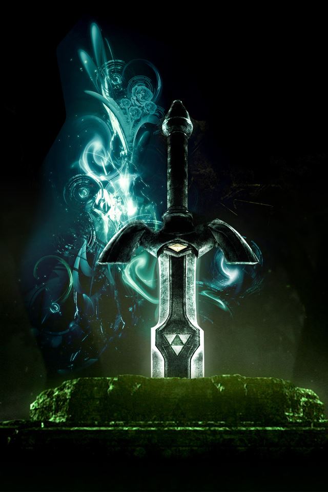640x960 Master Sword - link iPhone 4s Wallpaper