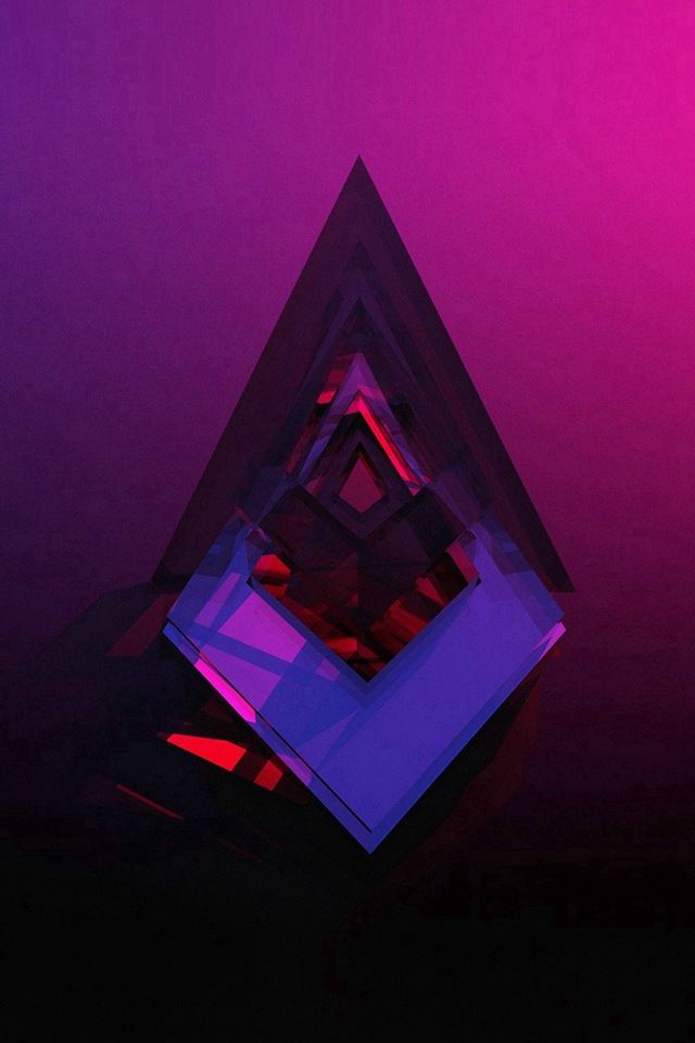 640x960 Diamond Shaped Symbol Abstract Red Gradation Background - symbol iPhone 4s Wallpaper