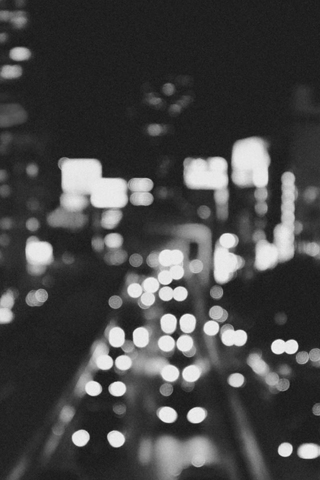 640x960 City Bokeh Night Street Nature Israel - city iPhone 4s Wallpaper