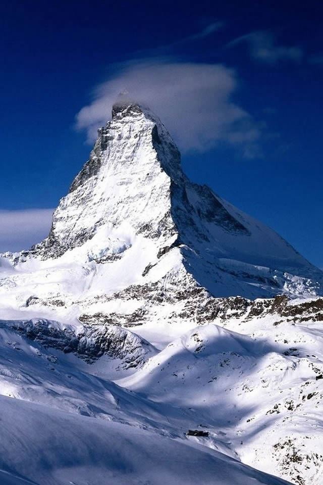 640x960 Switzerland Alps Mountains Winter - switzerland iPhone 4s Wallpaper