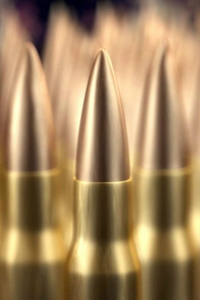 640x960 Sharp Golden Bullet Military Weapon -  iPhone 4s Wallpaper
