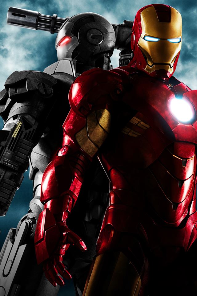 Iron Man and War Machine iPhone 4s wallpaper 